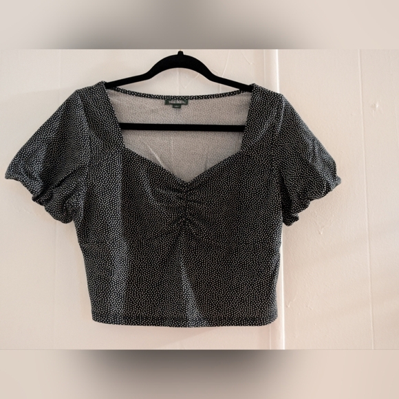 Wild Fable Black and White Polka Dot Blouse - Picture 2 of 10